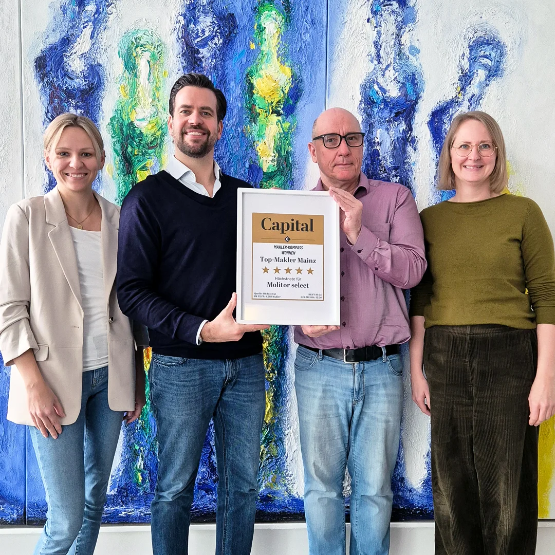 Molitor select erneut als Top-Makler in Mainz ausgezeichnet